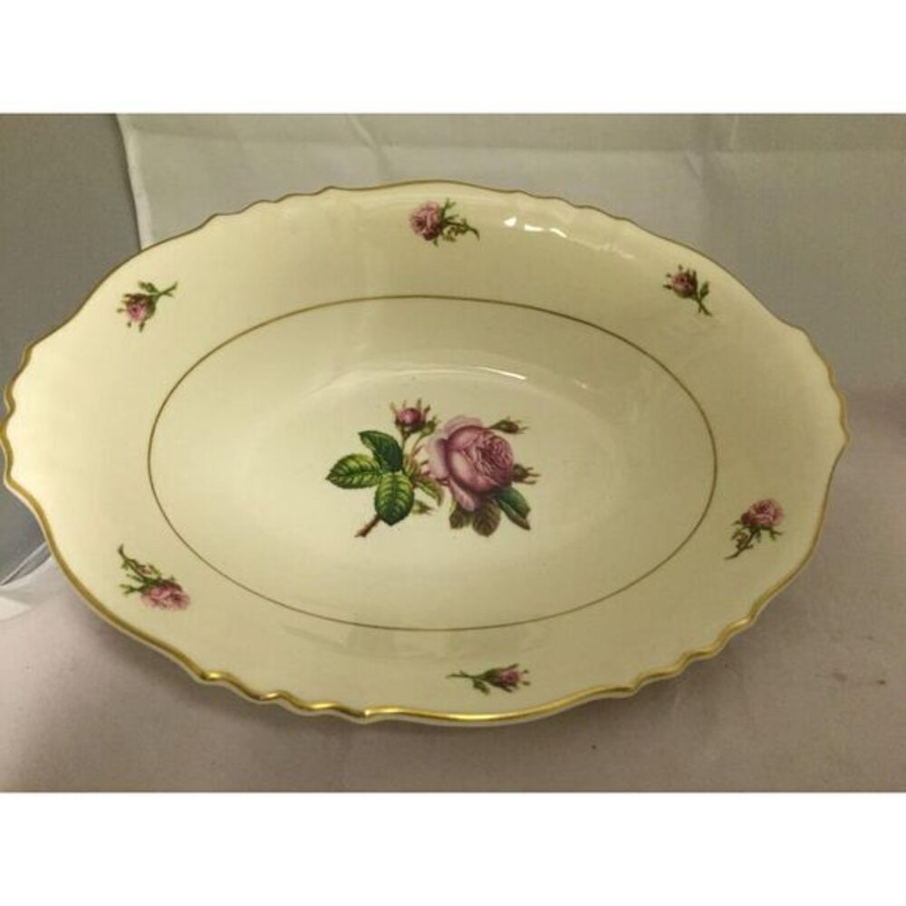 Syracuse China Federal Victoria Oval Vegetable‎ Serving Bowl (s) Roses